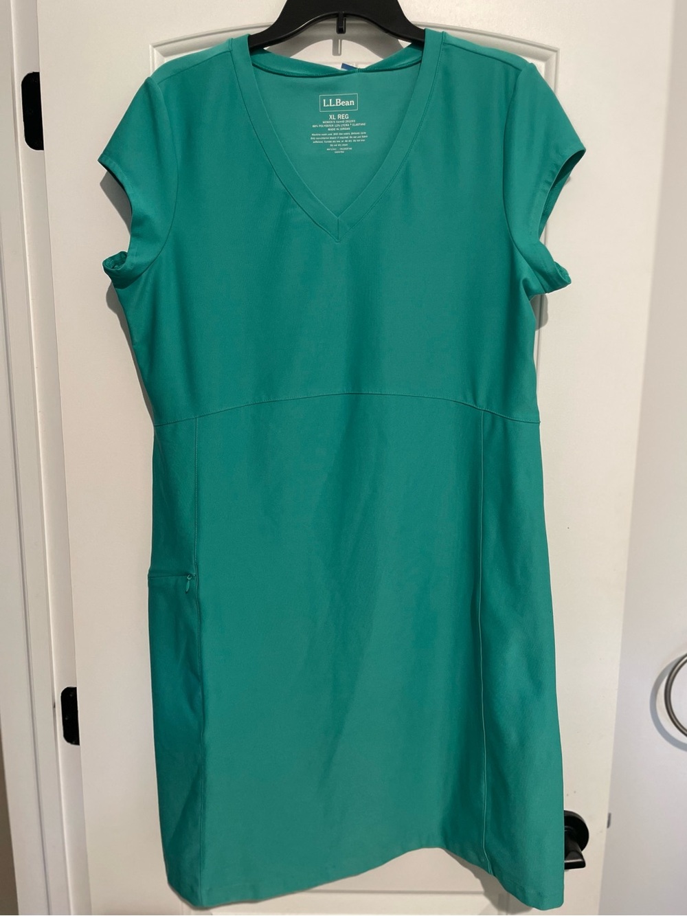 L.L.Bean Mint Green Fitness Dress. Size XL Regular. Item ID 291293